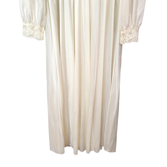 Shadow Line True Vintage Made in USA Sheer Lace Bridal Vibes Night Gown S - Picture 13 of 15